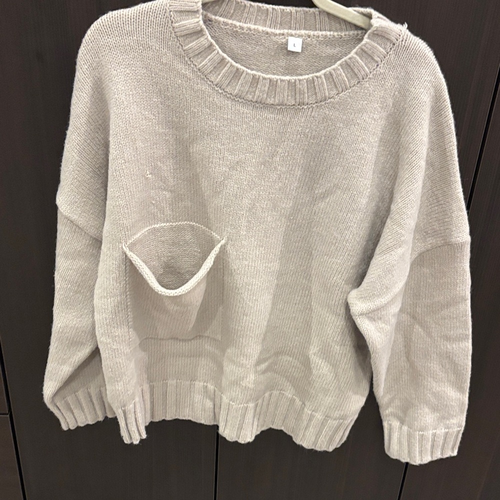 Cozy Beige Women's Sweater